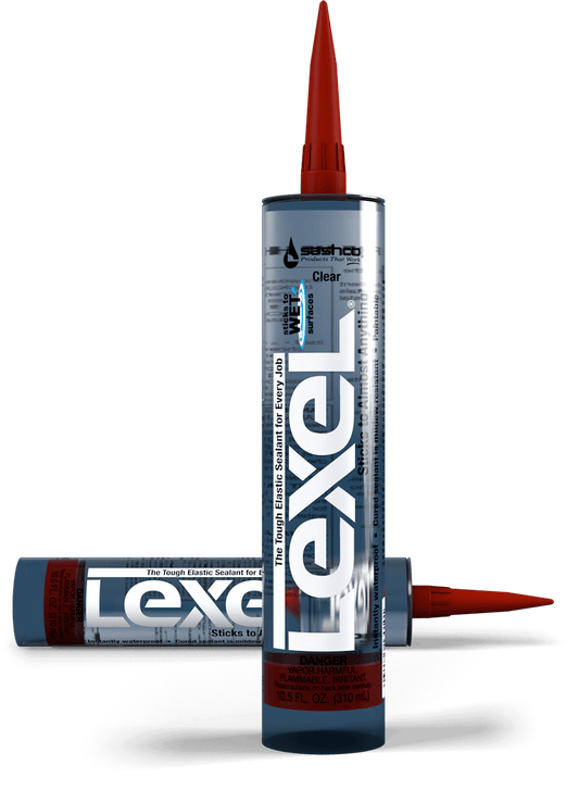 Sashco Lexel Clear 10.5 oz Caulk